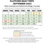 2023-09-SEP-Flatford-Boat-Trips-Timetable
